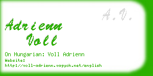 adrienn voll business card